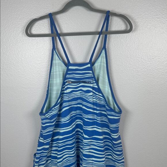 Free People Movement Hot Shot Onesie in River Blue Combo RARE Size large - Picture 5 of 9